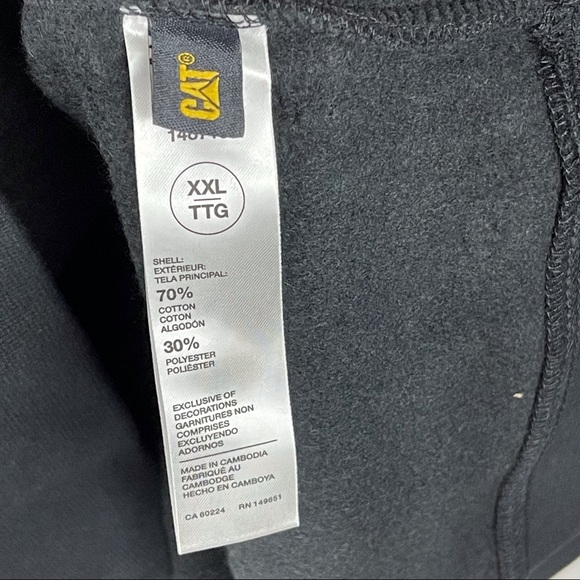 CAT Caterpillar Hoodie Size XXL - Picture 12 of 15